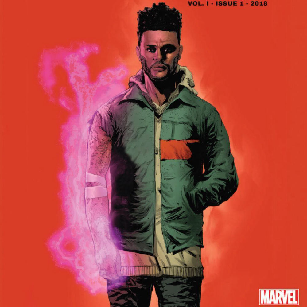 Обложка комикса The Weeknd и Marvel "Starboy"