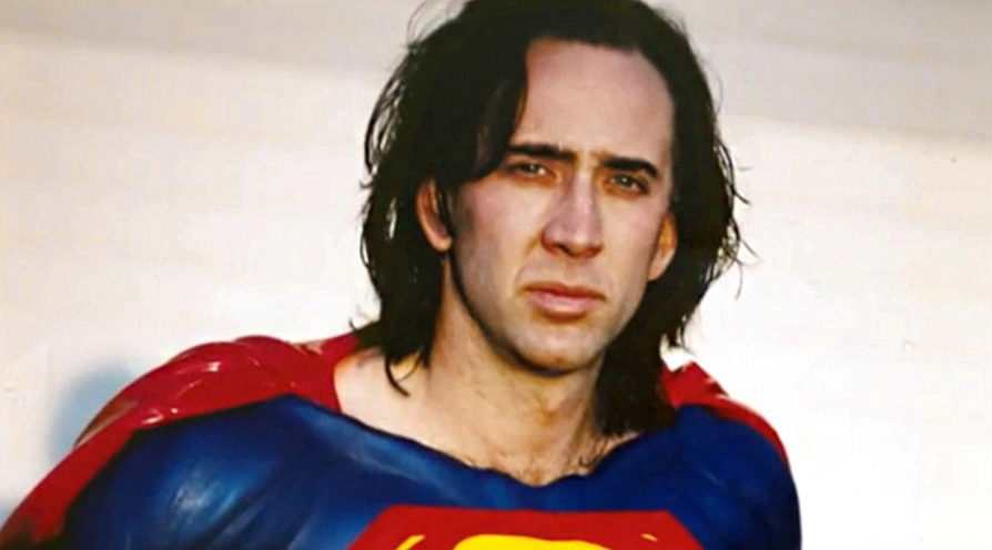 Николас Кейдж в костюме Супермена