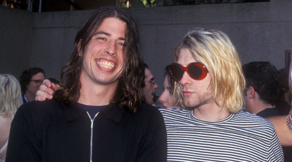 Дэйв Грол и Курт Кобейн
