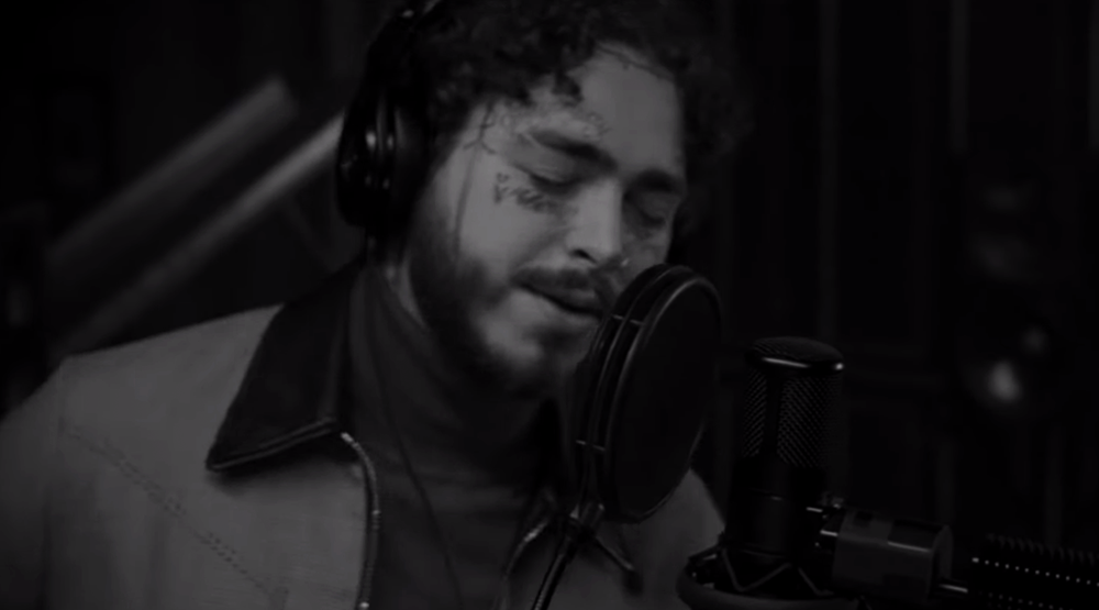 Post Malone в клипе «Sunflower»