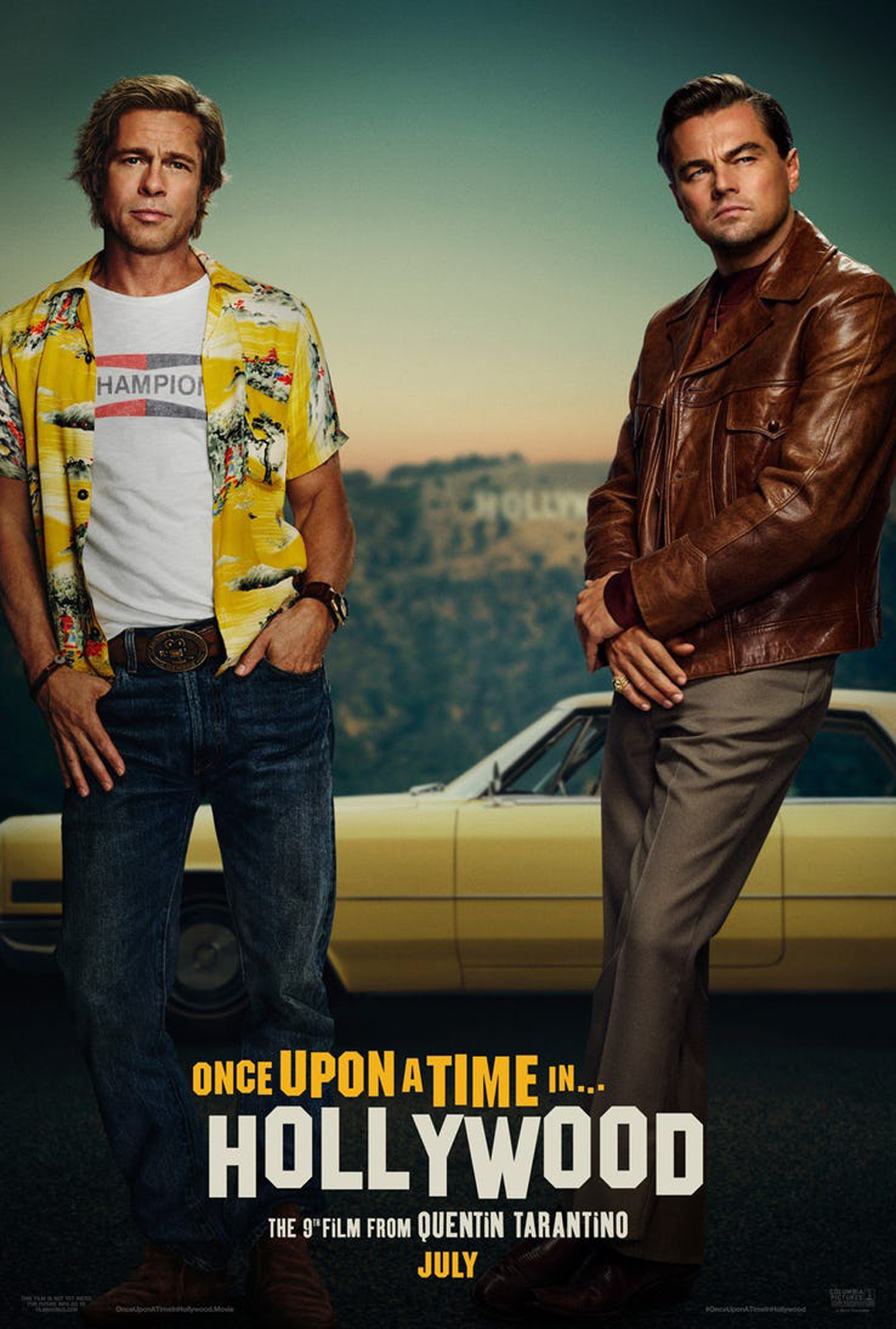 Промо-постер фильма «Однажды в Голливуде»