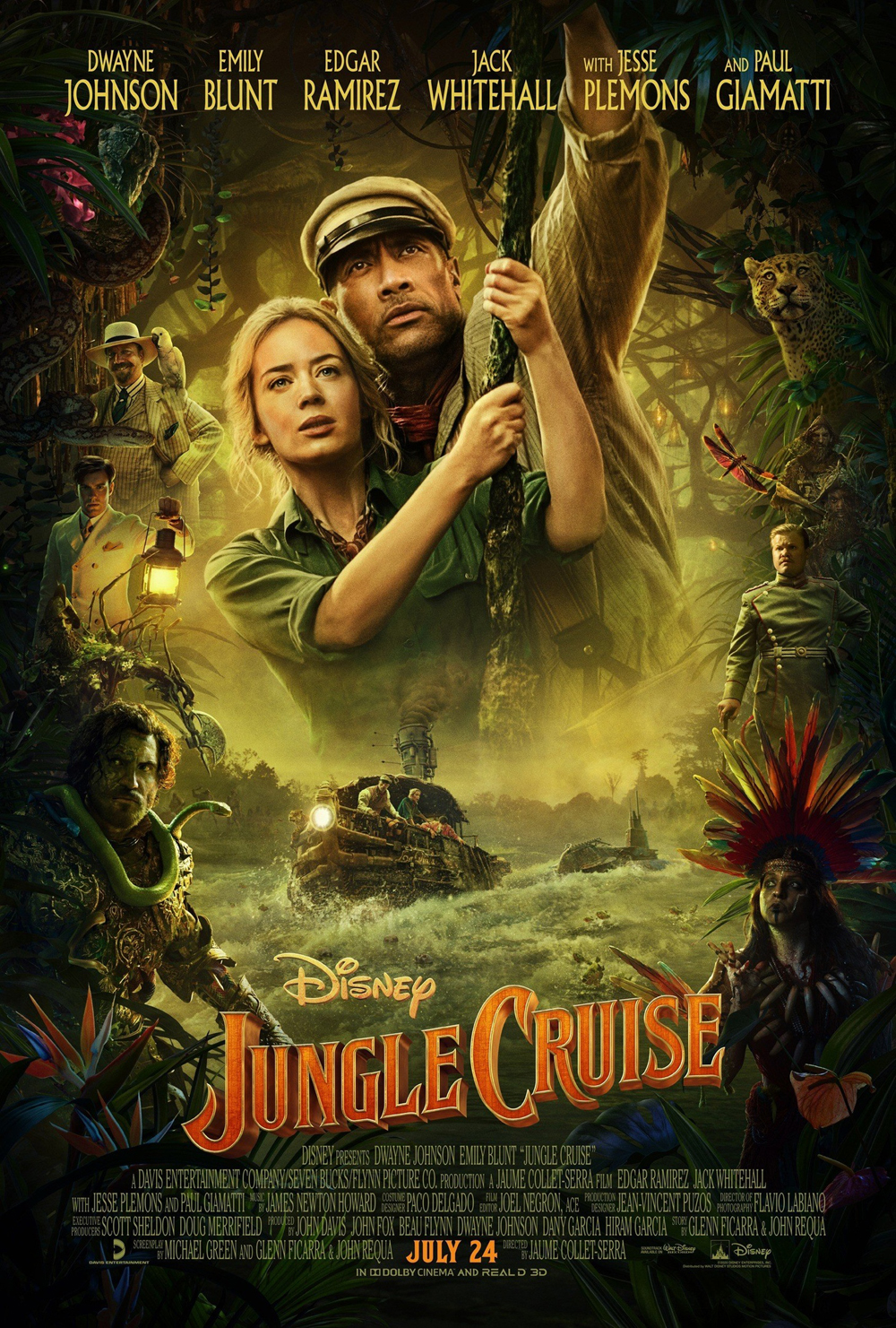 Промо-постер фильма «Круиз по джунглям»