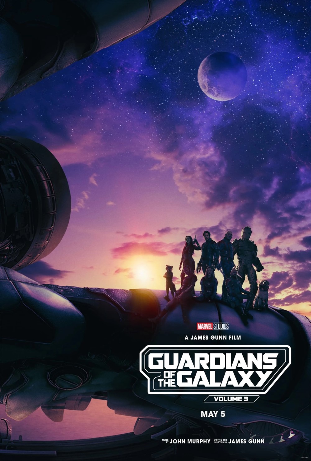 Промо-постер фильма «Стражи Галактики. Часть 3» (2023)