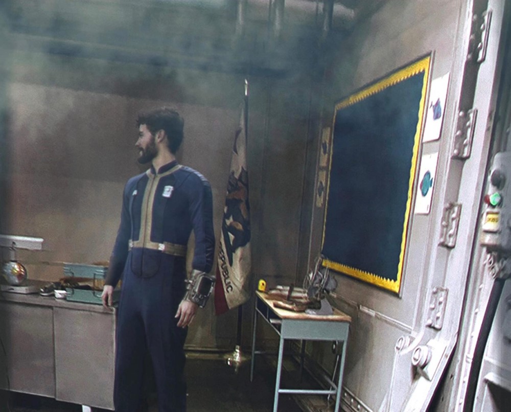 Кадр со съемок сериала «Fallout»