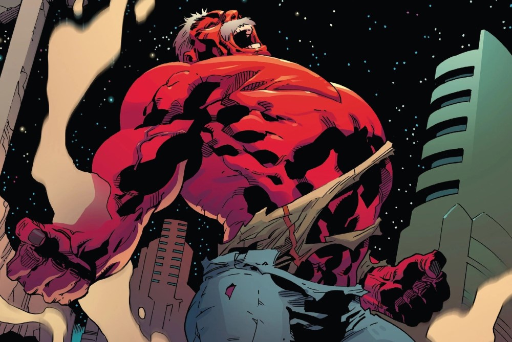 Красный Халк в комиксе Marvel