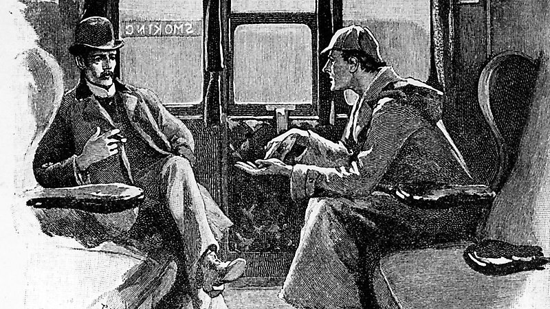 Шерлок Холмс и доктор Ватсон. Иллюстрация