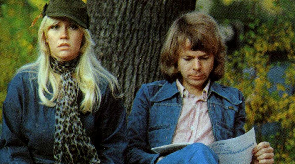Агнета Фельтског и Бьорн Ульвеус. Фрагмент обложки альбома ABBA "Greatest Hits".