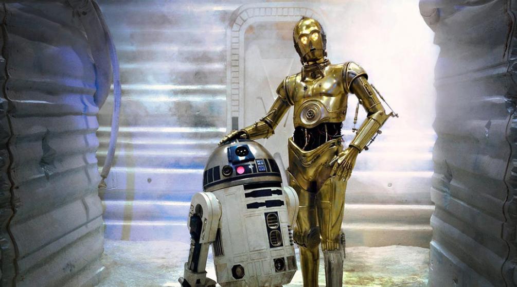 R2D2 и C3PO, промо-кадр из саги «Звездные войны»