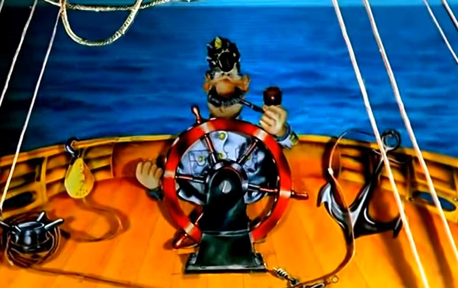 Кадр из мультсериала «Приключения капитана Врунгеля» (1979)