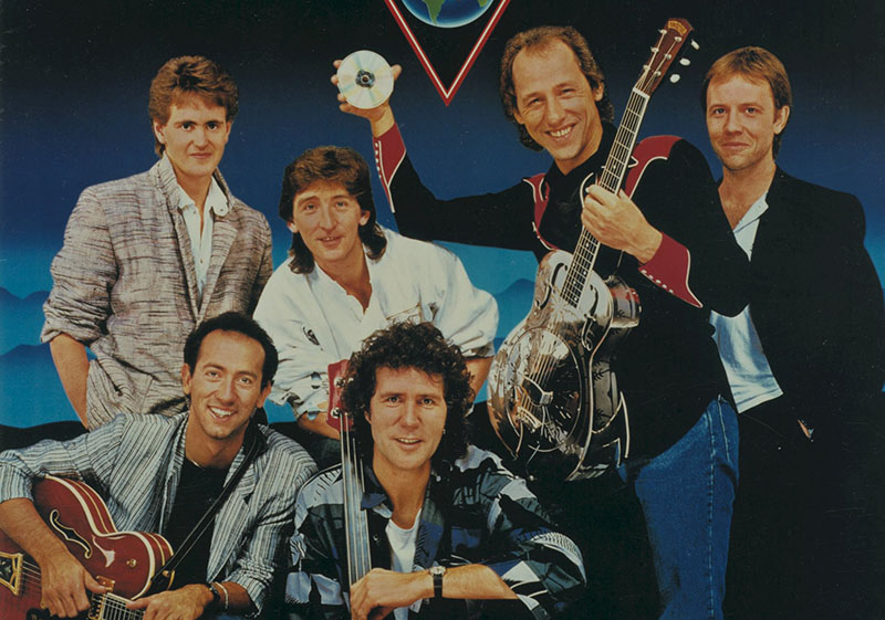 Dire Straits рекламируют CD и свой новый гастрольный тур, 1985 год.
