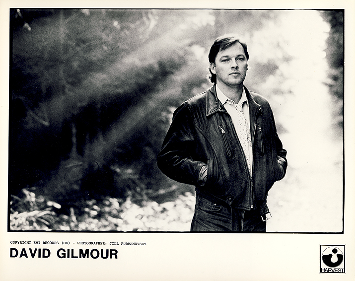 Дэвид Гилмор на промо-фото EMI к выходу альбома "About Face" (Джилл Фурмановски).