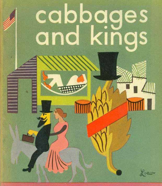 Фрагмент обложки американского издания книги «Короли и капуста», 1946 год.