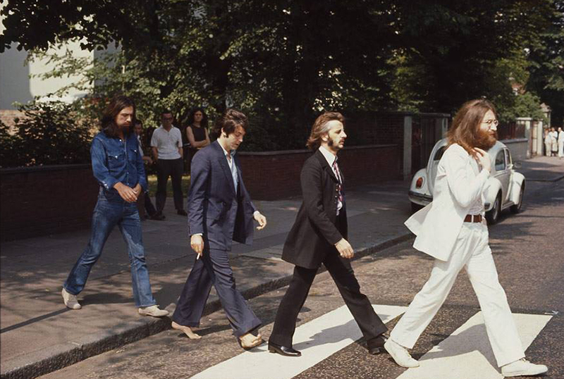 The Beatles на фотосессии к альбому “Abbey Road”