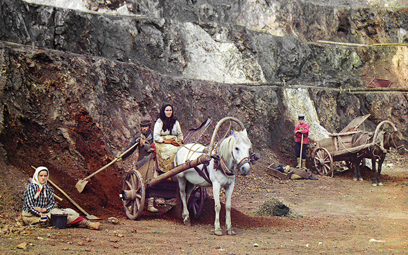 Бакальский рудник Златоустовского уезда. Фотография С.М. Прокудина-Горского 