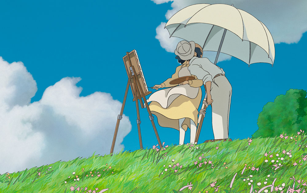 Кадр из аниме «Ветер крепчает»
