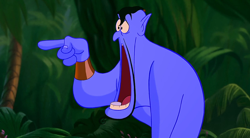 Кадр из мультфильма «Аладдин» (1992)