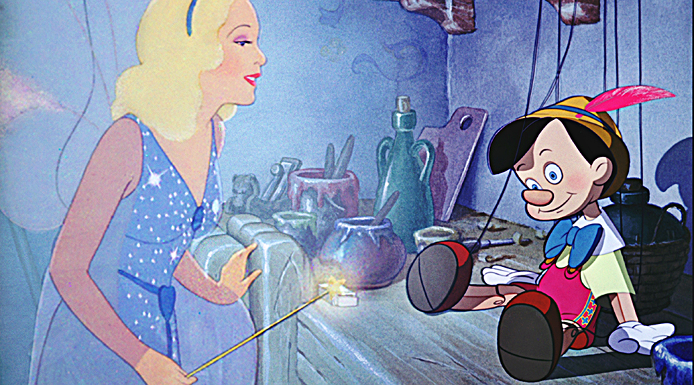 Кадр из мультфильма «Пиноккио» (1940)