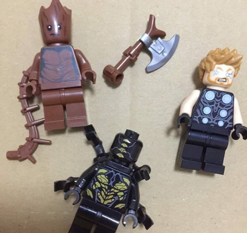 Набор LEGO по мотивам фильма «Мстители: Война бесконечности»