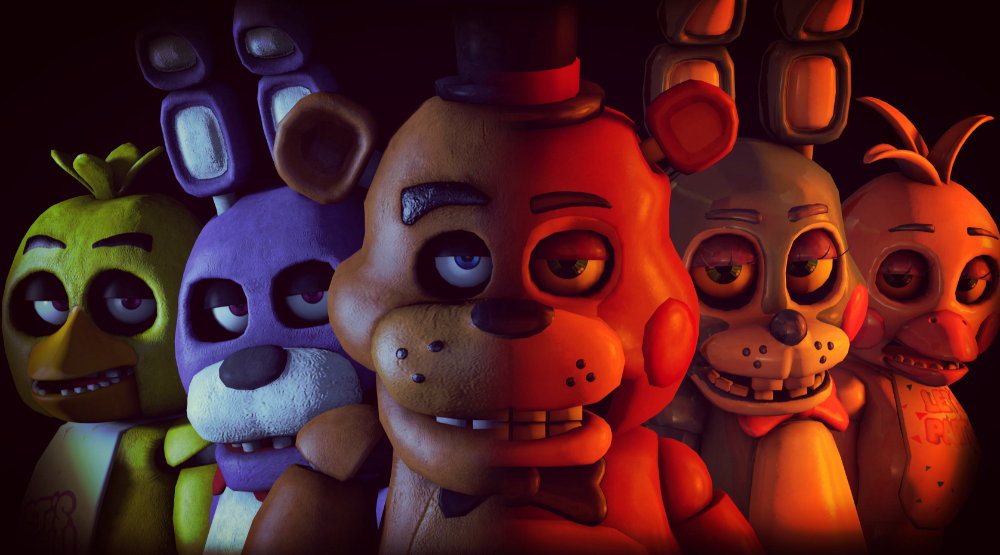 Промо-постер игры Five Nights at Freddy's