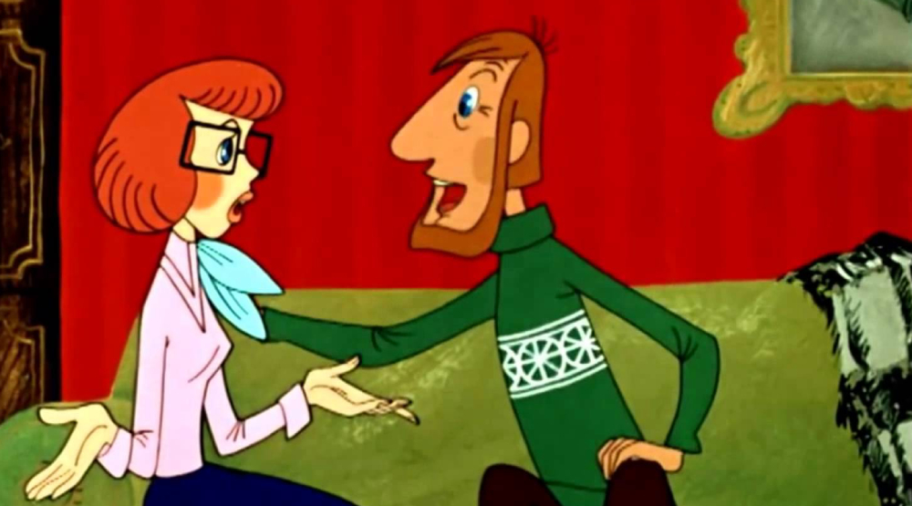 Кадр из мультфильма «Трое из Простоквашино»