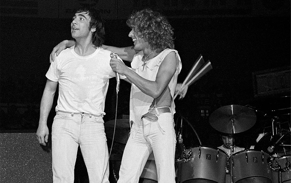 Кит Мун и Роджер Долтри на концерте The Who, 1970 год