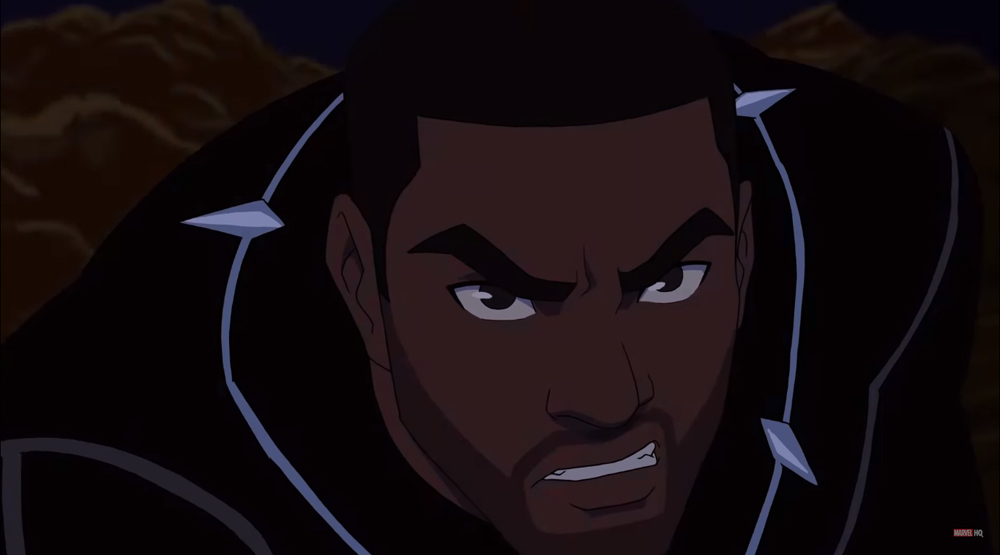 Кадр из мультсериала Avengers Black Panther's Quest