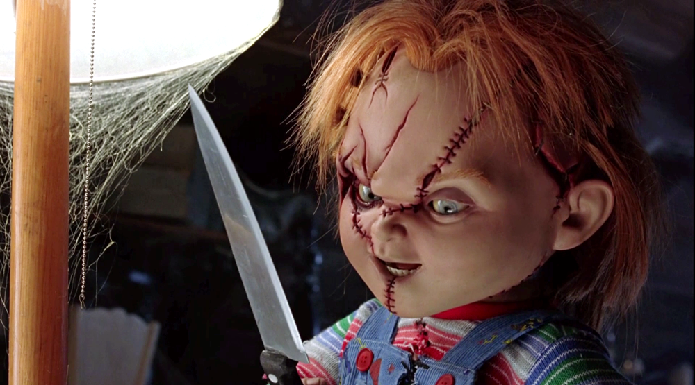 Кукла-убийца Чаки, кадр из хоррора «Детская игра» 