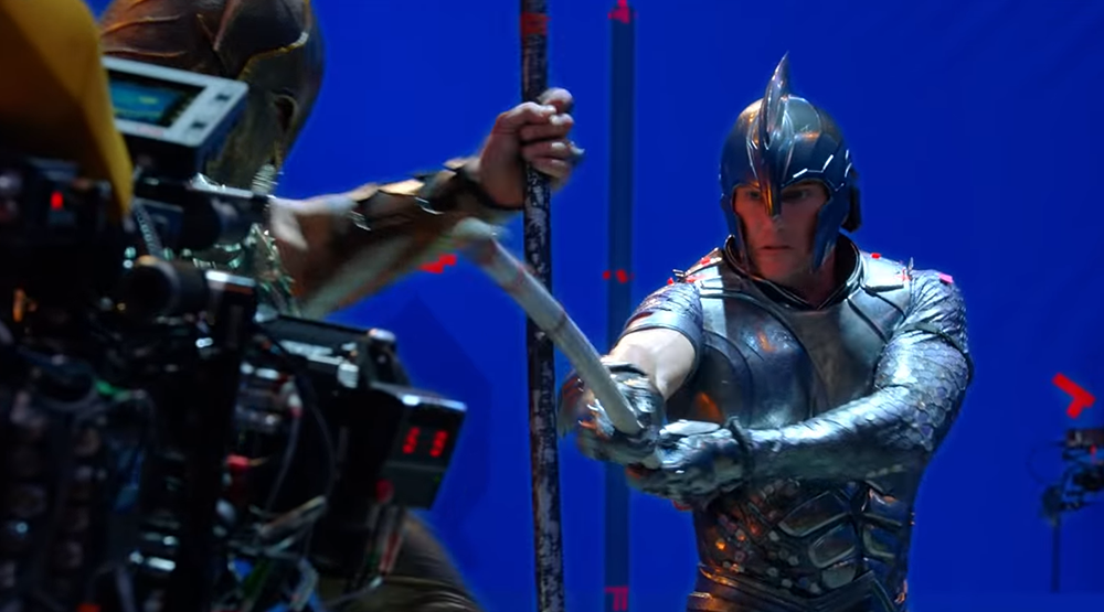 Кадр со съемочной площадки фильма «Аквамен»