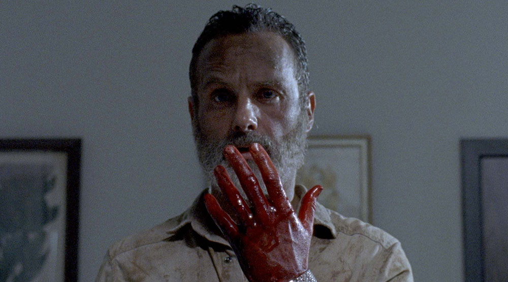 Эндрю Линкольн в образе Рика Граймса