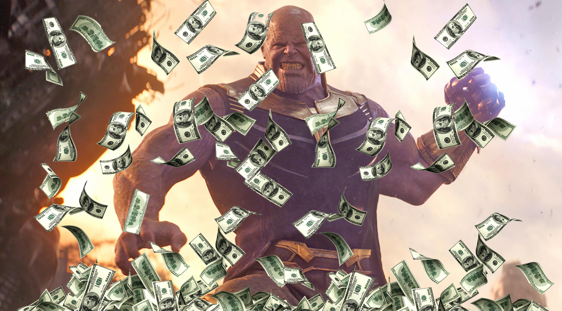 Танос, арт/ Кадр из фильма «Мстители: Война бесконечности»