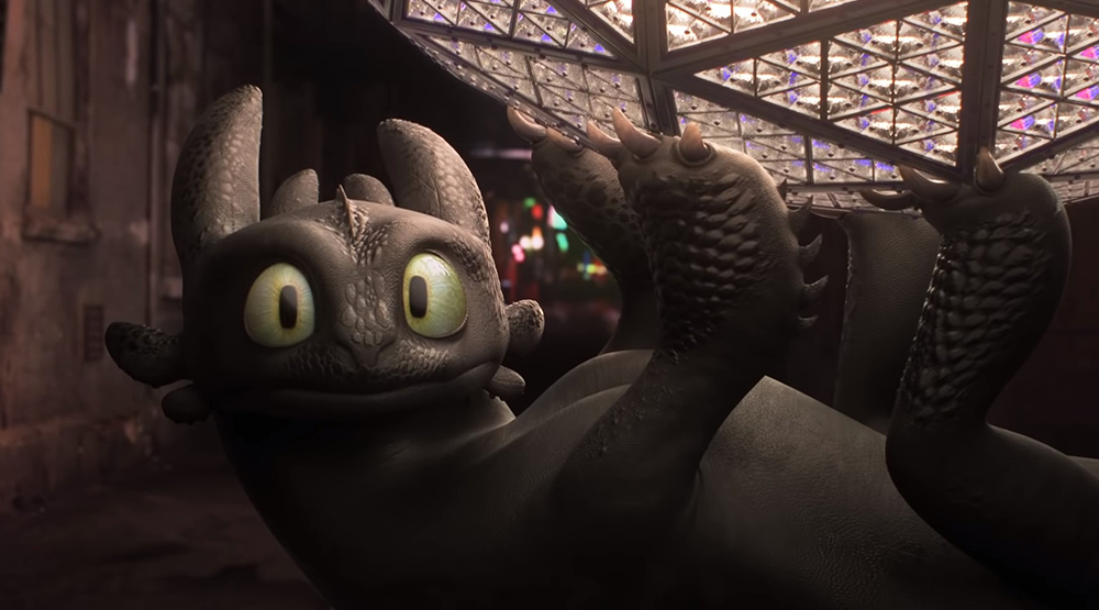 Кадр из промо-ролика мультфильма «Как приручить дракона 3»