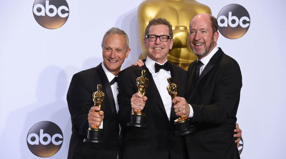 Грегг Рудлофф на вручении Оскара (по центру)