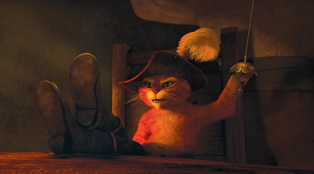 Кадр из мультфильма «Кот в сапогах»
