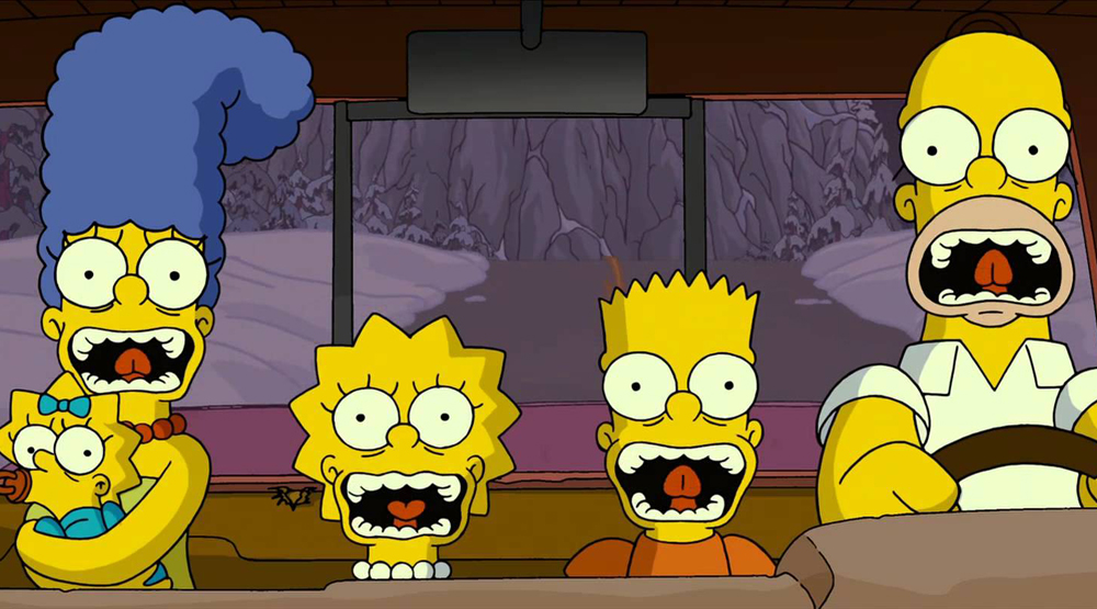 Кадр из мультфильма «Симпсоны в кино»