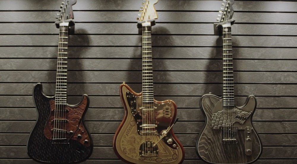 Гитары из коллекции Fender, посвященной «Игре престолов»