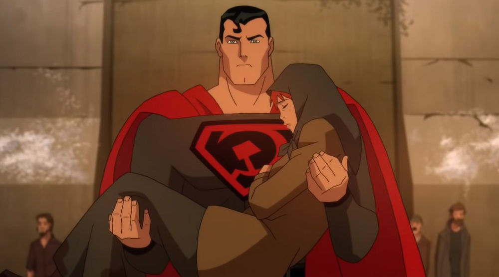 Кадр из мультсериала «Супермен. Красный сын»