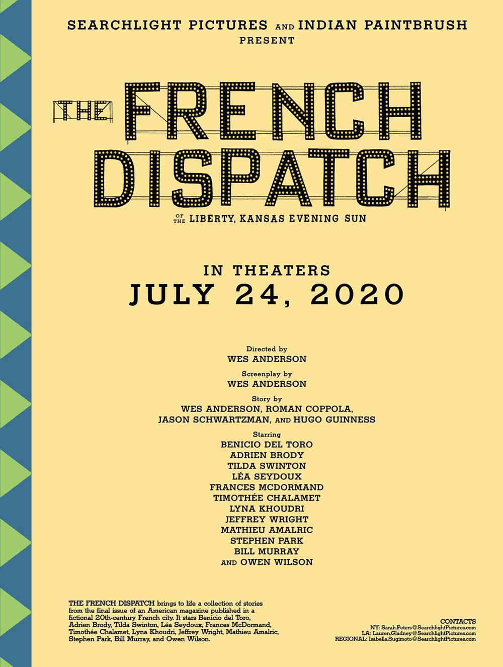 Промо-постер фильма «Французский диспетчер»