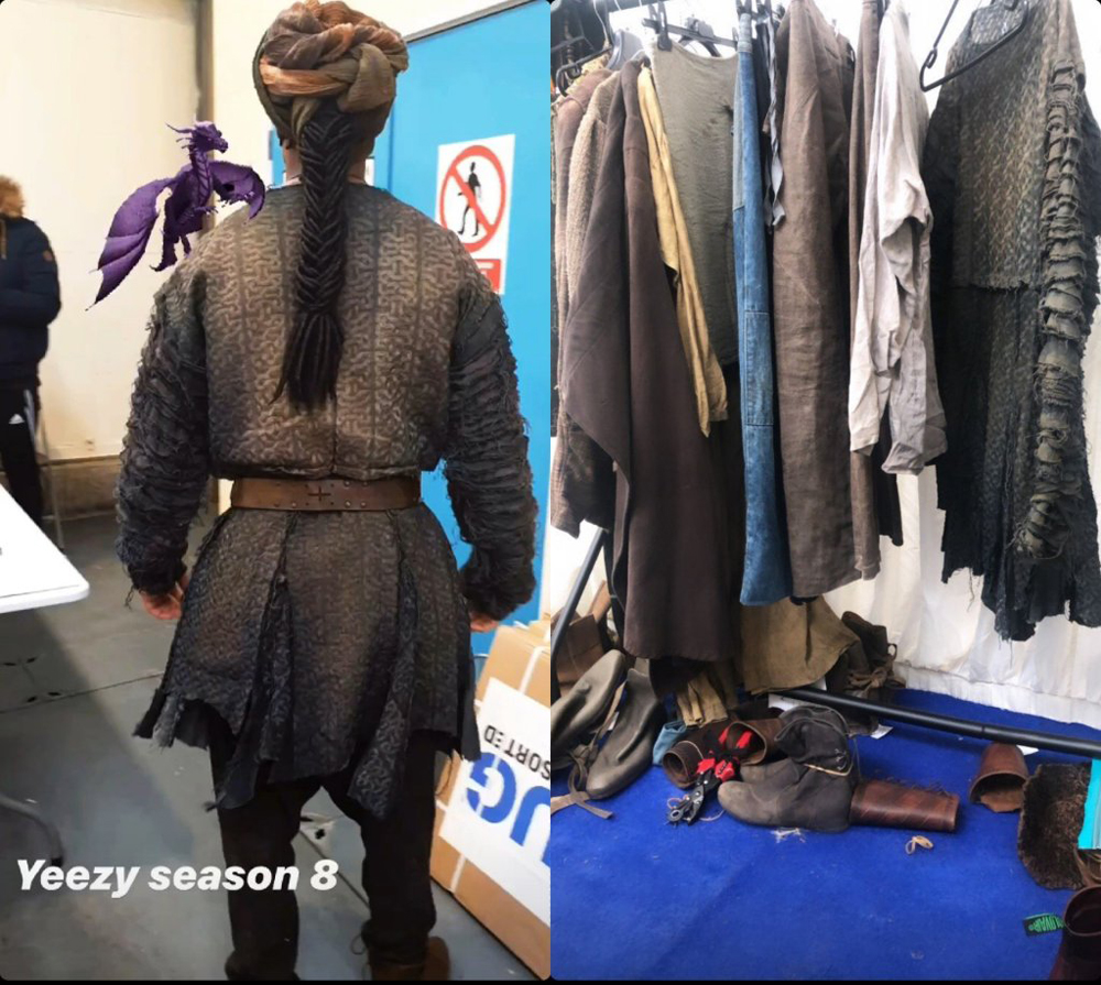 Кадр со съемок сериала «Ведьмак»