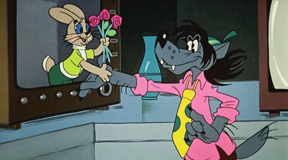 Кадр из мультсериала «Ну, погоди!»
