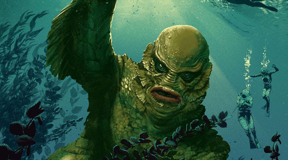 Промо-постер фильма «Тварь из Черной Лагуны»