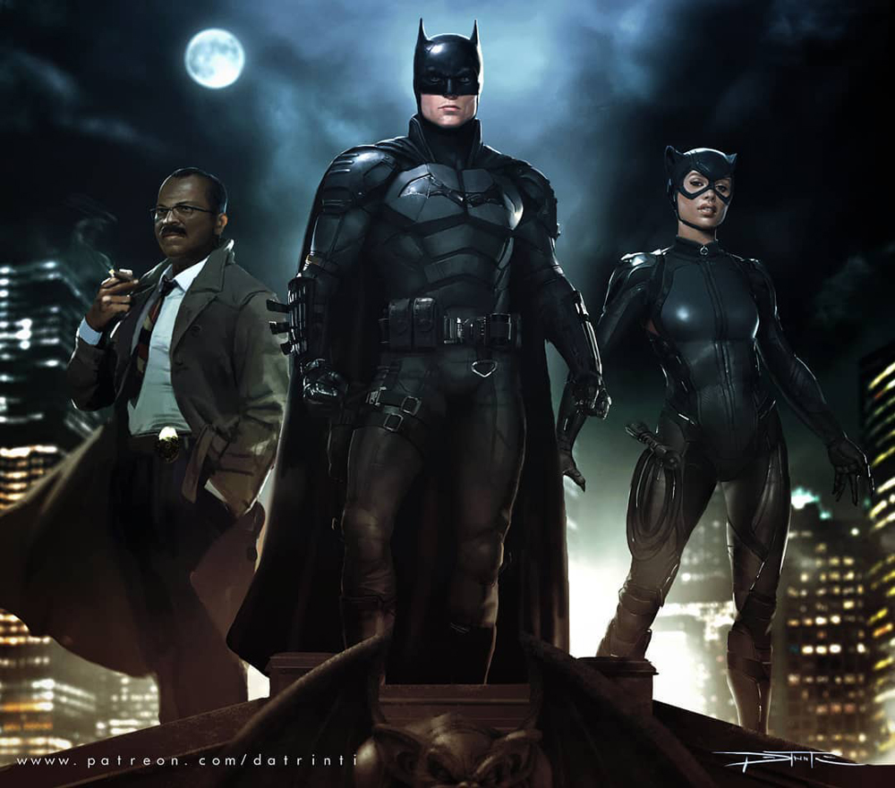 Фан-постер фильма «Бэтмен», арт Datrinti