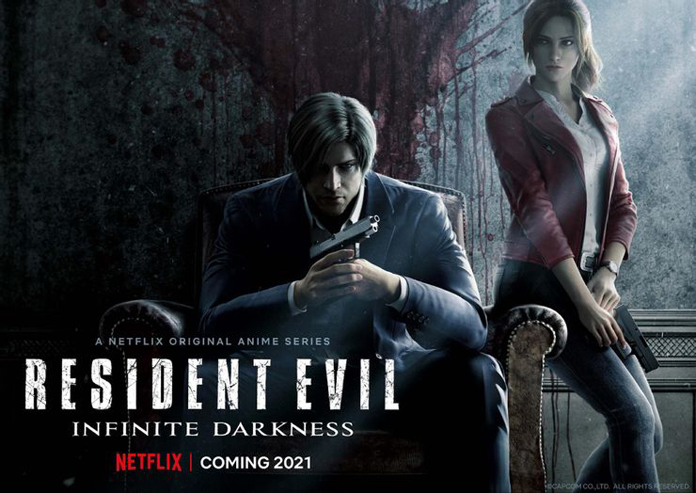 Промо-постер мультсериала «Resident Evil: Infinite Darkness»