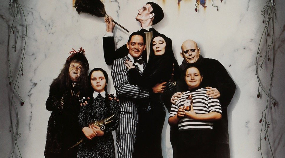Промо-постер фильма «Семейка Аддамс» (1991)
