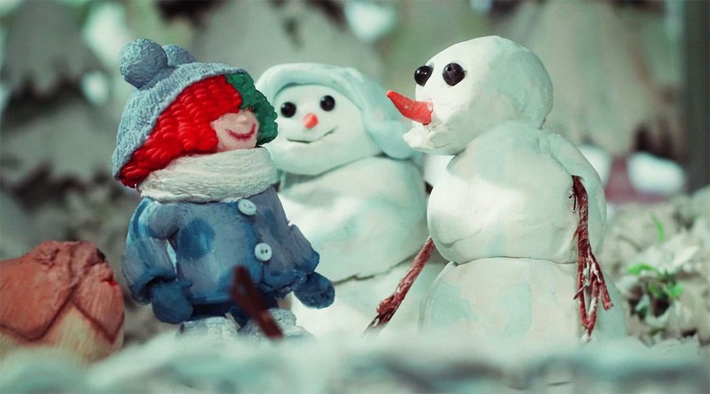 Кадр из клипа «Snowman»