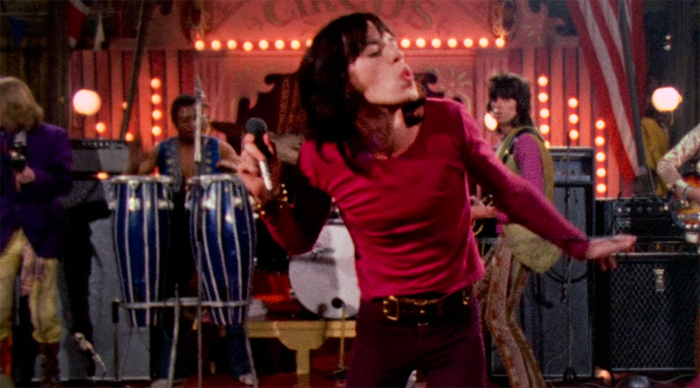 Кадр из видео «Sympathy For The Devil» (1968)