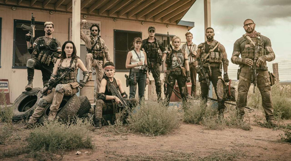 Кадр со съемок фильма «Армия мертвецов»