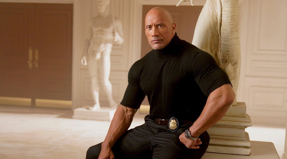 Кадр со съемок фильма «Красное уведомление»