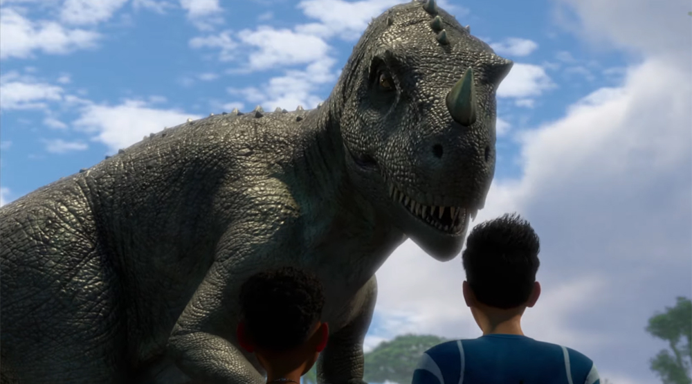 Кадр из мультсериала «Мир Юрского периода: Лагерь Мелового периода»