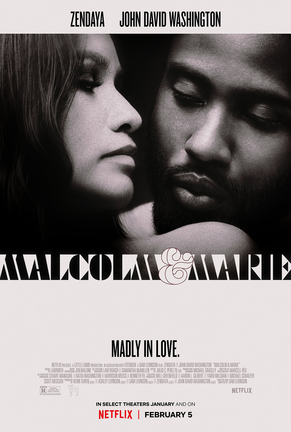 Промо-постер фильма «Малкольм и Мари»