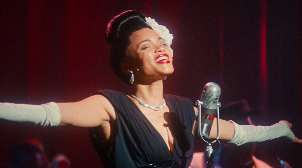 Кадр из трейлера к фильму «The United States vs. Billie Holiday»